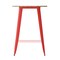 Flash Furniture 30 RD Bar Top Table Brown Poly Top/Red Frame JJ-T14623H-76-BRRD-GG - alternate 2